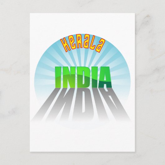Kerala Briefkaart (Voorkant)
