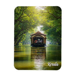 Kerala Huisboot India Magneet
