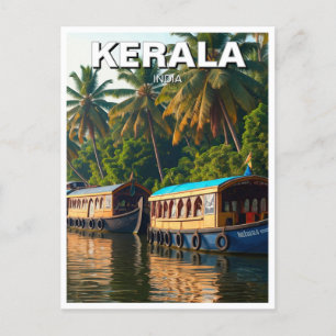 Kerala India Briefkaart