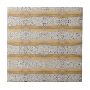 Keramiektegel Beige Kleine Kleuren Abstract Tegeltje