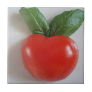 Keramikfliese Tomate Basilikum Tegeltje