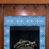 Keramisch blauw en turquoise Tegel Tegeltje