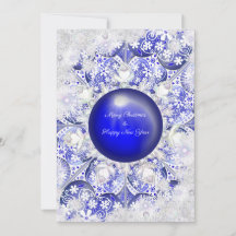 Keramisch kant blauw van Griekenland & sneeuwvlok