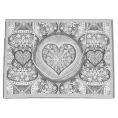 Keramisch kant grijs groot cadeauzakje (Voorkant)