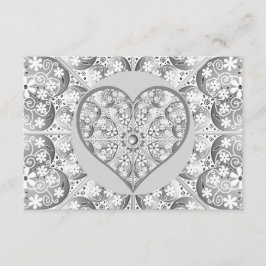 Keramisch kant grijs informatiekaartje