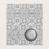 Keramisch kant grijs kaart (Buitenkant ongevouwen)