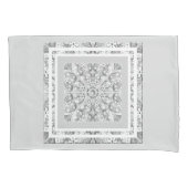 Keramisch kant grijs kussensloop (Voorkant)