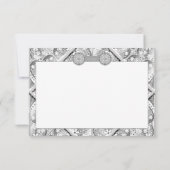 Keramisch kant grijs RSVP kaartje (Achterkant)