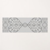 Keramisch kant grijs yogamat (Voorkant (horizontaal))