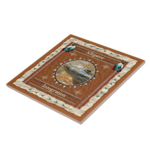 Keramisch keramisch tegel voor alligatorintegratie tegeltje