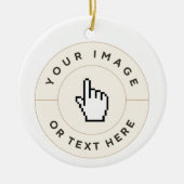 Keramisch Ornament - Aangepast (voeg afbeelding/te (Voorkant)