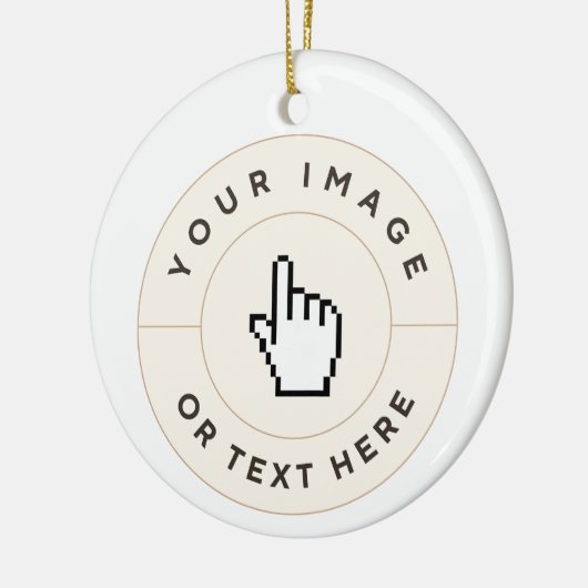 Keramisch Ornament - Aangepast (voeg afbeelding/te (Links)