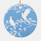 Keramisch Ornament - "China Doves" (Achterkant)