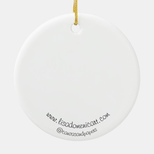 Keramisch Ornament Hemelse Vrede (Achterkant)