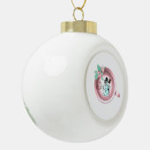 Keramisch Ornament, Snowman-keramiek B Keramische Bal Ornament (Links)