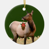 Keramisch ornament van elk (Voorkant)