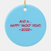 Keramisch Ornament voor koe (Achterkant)