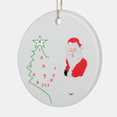 Keramisch Ornament: Vrolijk kerstfeest / Sinterkla Ornament (Links)