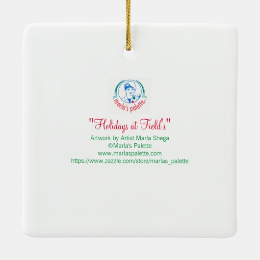 Keramisch siermiddel keramisch ornament (Achterkant)