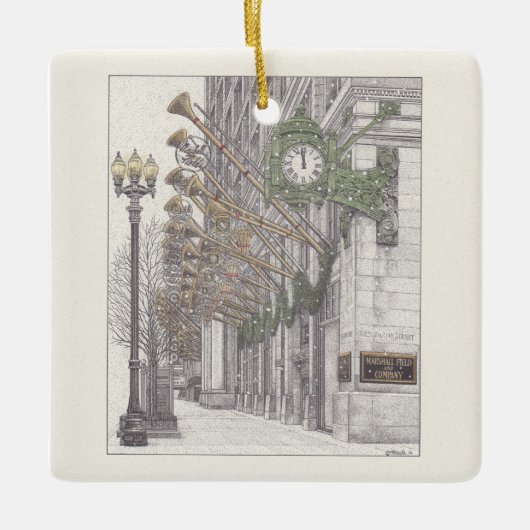 Keramisch siermiddel keramisch ornament (Voorkant)