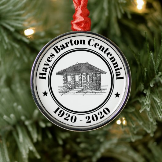 Keramisch siermiddel metalen ornament (Boom)