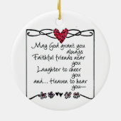 Keramisch siermiddel ornament (Achterkant)