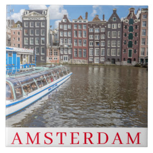 Keramisch tegels van Amsterdam Tegeltje