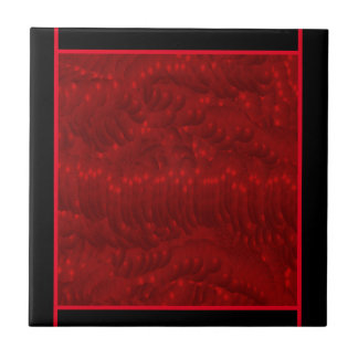 Keramisch Tile COLOR RED Tegeltje