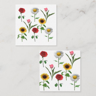 Keramisch zapeltegel 4,25 x 4,25, klein vierkante visitekaartje