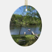 KERAMISCHE AANDUIDING "SUMMER IN THE LAKE" KERAMISCH ORNAMENT (Rechts)