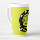 keramische aardewerk maker latte mok (Linkerhoek)