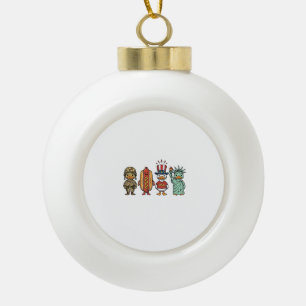  KERAMISCHE BAL ORNAMENT