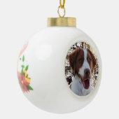 Keramische balkversiering bal ornament (Links)