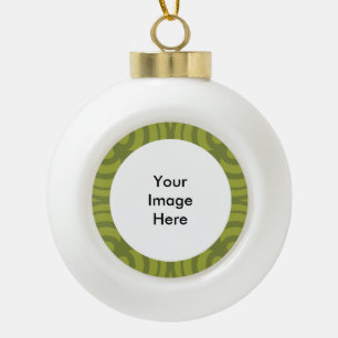 Keramische Ball Green Lijst Ornament! Keramische Bal Ornament