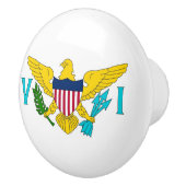 Keramische draaiknop met vlag van Virgin Islands, Knop (Rechts)