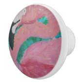 Keramische drager - "Flamingo" Keramische Knop (Rechts)