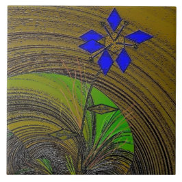 Keramische foto-Tegel "Color My World" Tegeltje