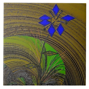 Keramische foto's "Colour My World" Tegeltje