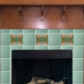 Keramische Gingko Tegel Tegeltje