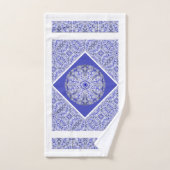 Keramische Kant Blauw van Griekenland Bad Handdoek (Handdoek)