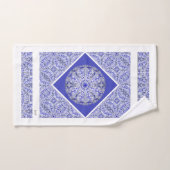 Keramische Kant Blauw van Griekenland Bad Handdoek (Handdoek)
