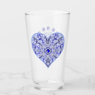 Keramische Kant Blauw van Griekenland Glas