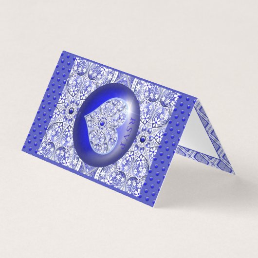 Keramische Kant Blauw van Griekenland Kaart (Voorkant)