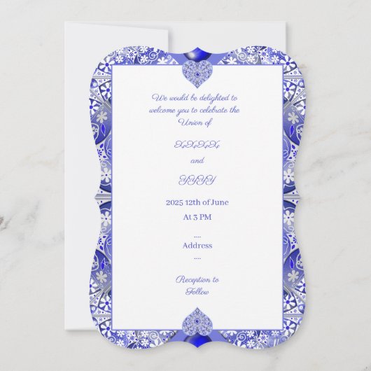 Keramische Kant Blauw van Griekenland Kaart (Achterkant)