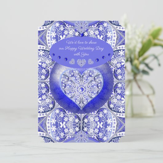 Keramische Kant Blauw van Griekenland Kaart (Staand voorkant)