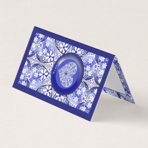 Keramische Kant Blauw van Griekenland Kaart