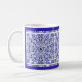 Keramische Kant Blauw van Griekenland Koffiemok (Links)