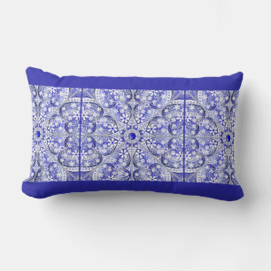 Keramische kant Blauw van Griekenland Kussen
