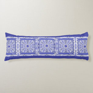 Keramische Kant Blauw van Griekenland Lichaamskussen