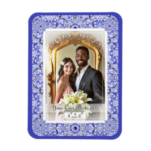 Keramische kant Blauw van Griekenland Magneet